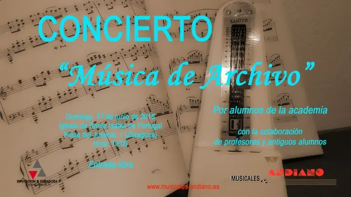 Concierto "Música de Archivo"