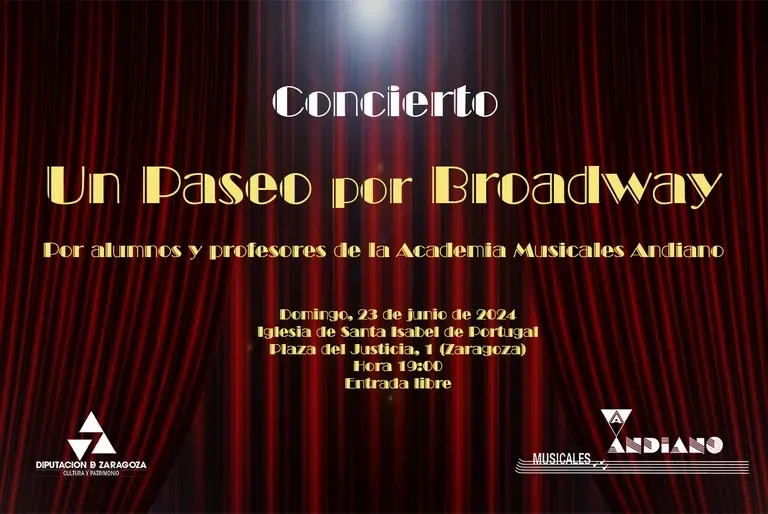 Concierto "Un Paseo por Broadway"